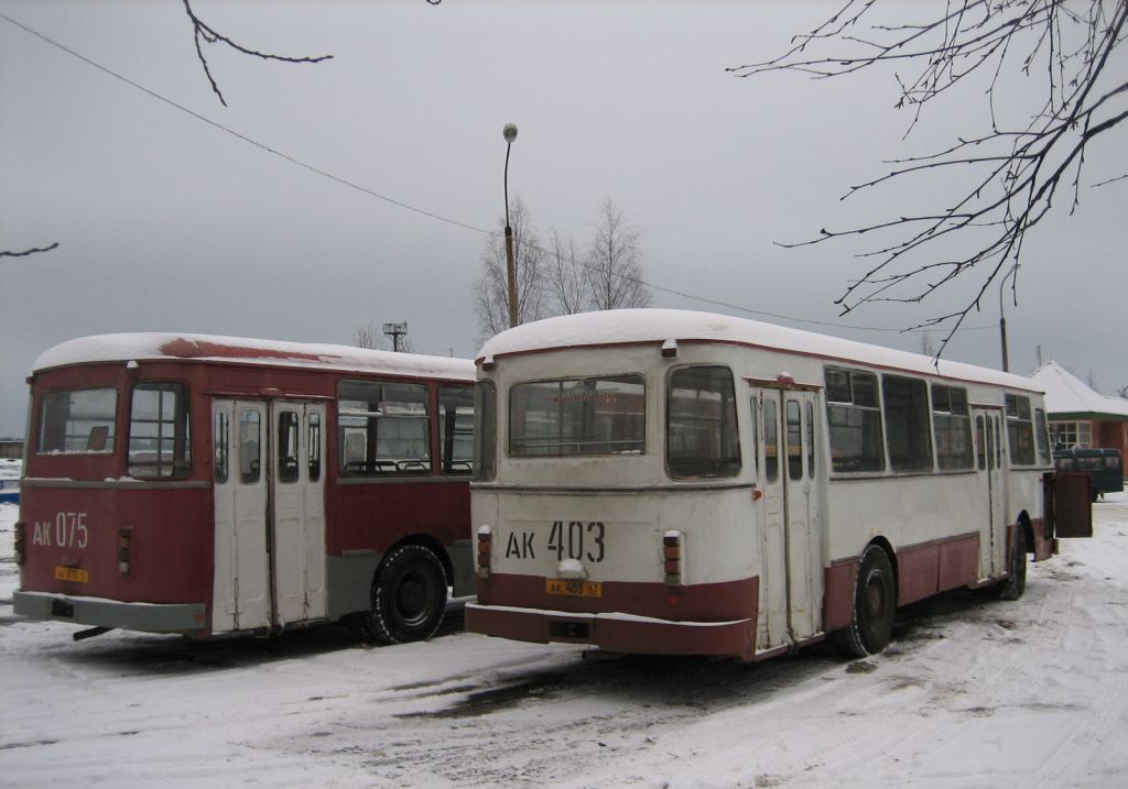 Obwód leningradzki, LiAZ-677M Nr 580