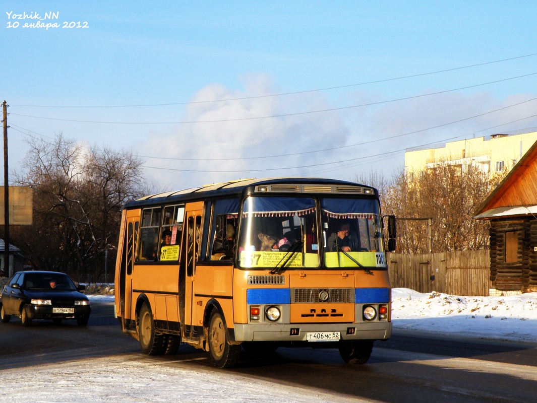 Нижегородская область, ПАЗ-32054 № Т 406 МС 52