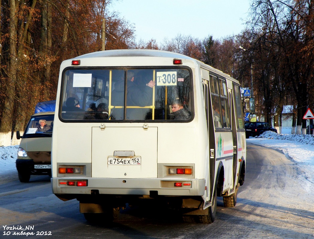 Нижегородская область, ПАЗ-32054 № Е 754 ЕХ 152