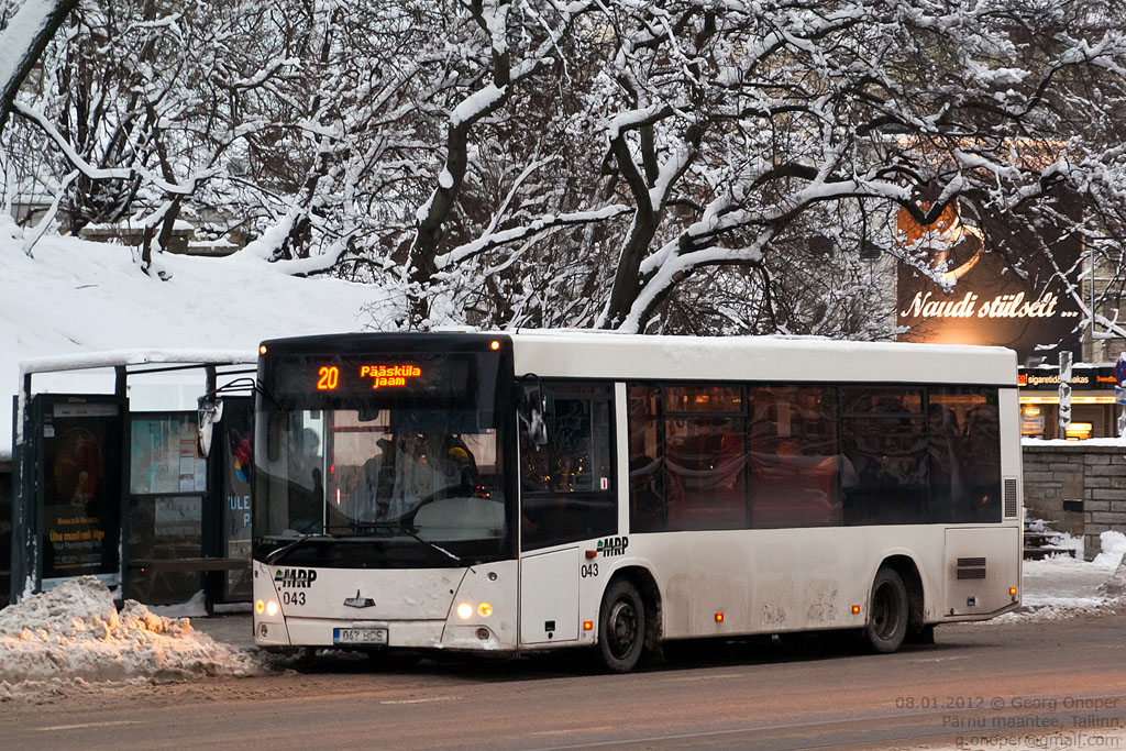 Эстония, МАЗ-206.068 № 043