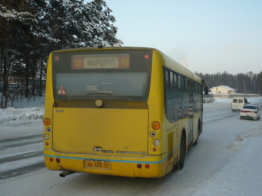 Красноярский край, Sunlong SLK6101 (Junma) № АЕ 435 24 — Фото — Автобусный  транспорт