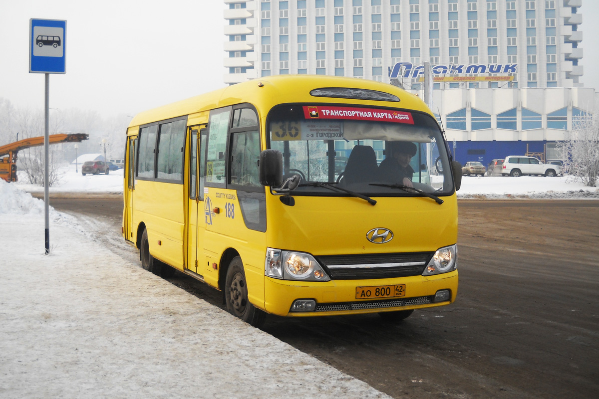 Кемеровская область - Кузбасс, Hyundai County Kuzbass № 188