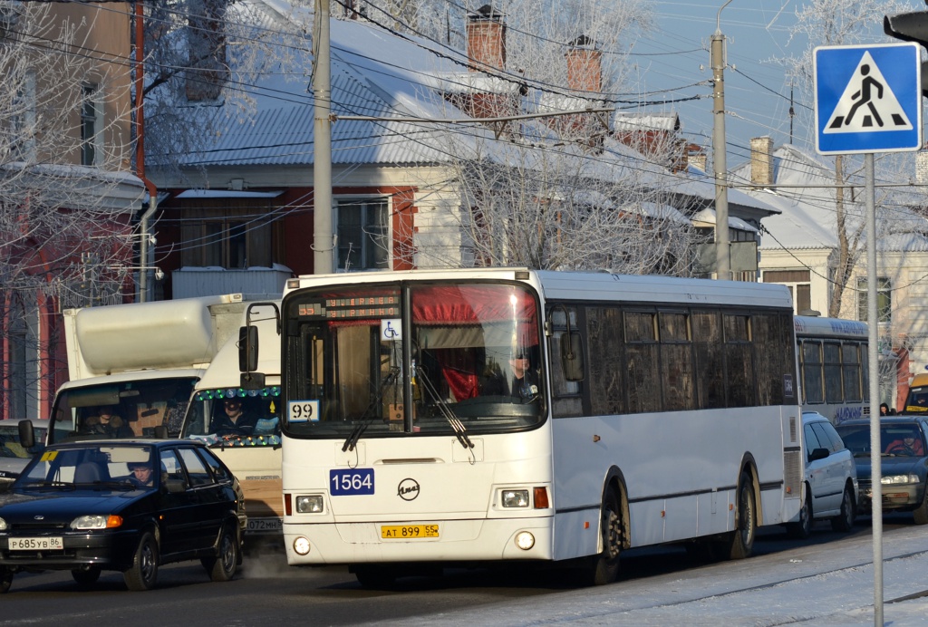 Omsk region, LiAZ-5293.00 № 1564