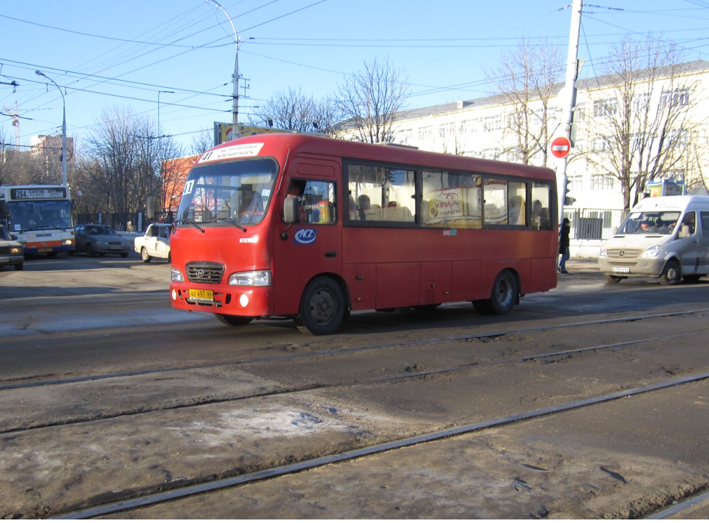 Саратовская область, Hyundai County LWB C11 (ТагАЗ) № АХ 497 64