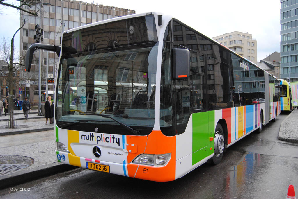 Люксембург, Mercedes-Benz O530G Citaro facelift G № 51