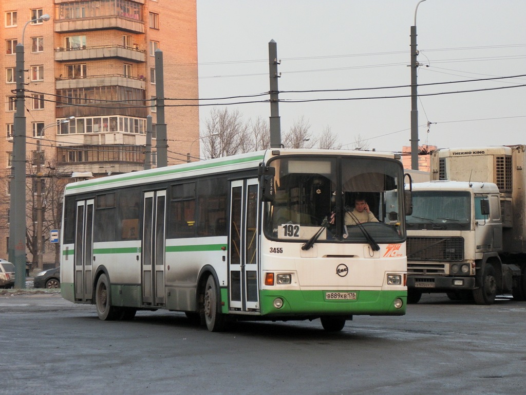 Санкт-Петербург, ЛиАЗ-5293.53 № 3455