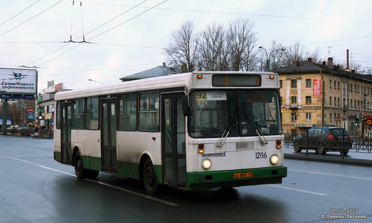 Санкт-Петербург, ЛиАЗ-5256.25 № 1286