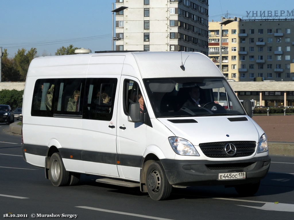 Санкт-Петербург, Луидор-22360C (MB Sprinter) № Е 445 ОС 178