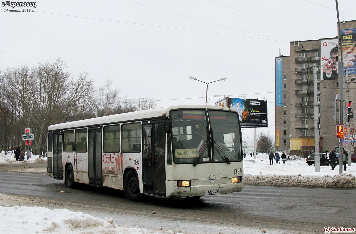 Вологодская область, Mercedes-Benz O345 № 1334