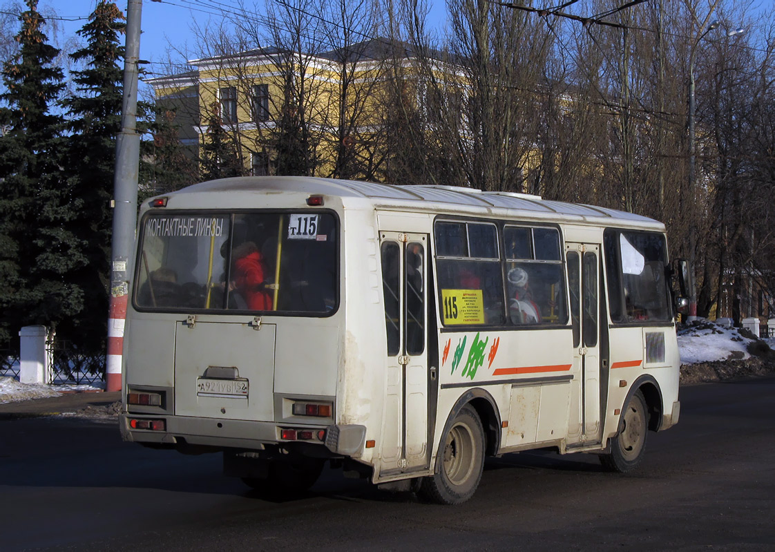 Нижегородская область, ПАЗ-32054 № А 921 УВ 152