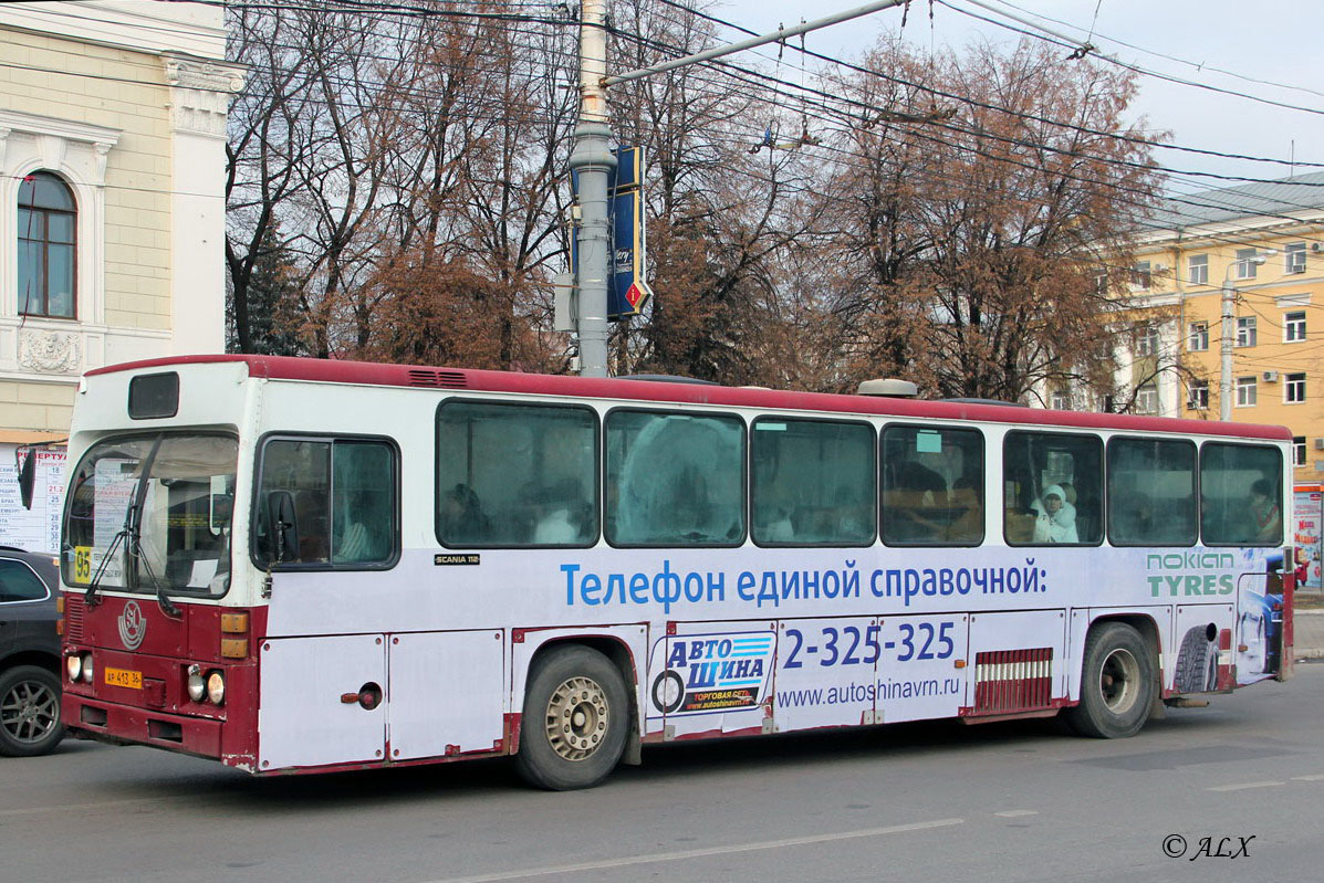 Воронежская область, Scania CN112CL № АР 413 36