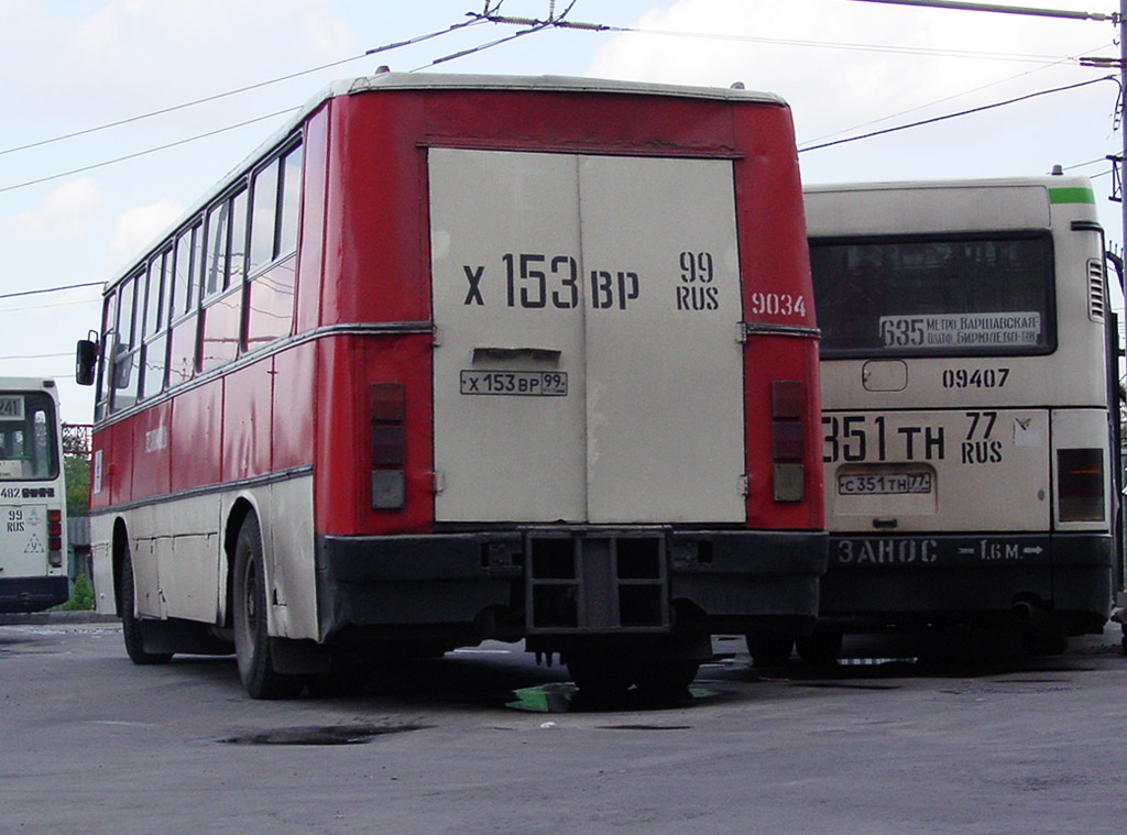Maskava, Ikarus 260 (280) № 09034; Maskava, Ikarus 435.17 № 09407