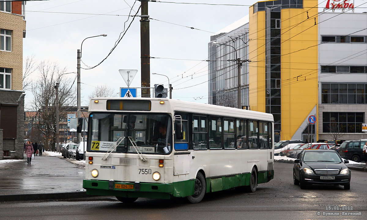 Санкт-Петербург, ЛиАЗ-5256.25 № 7550