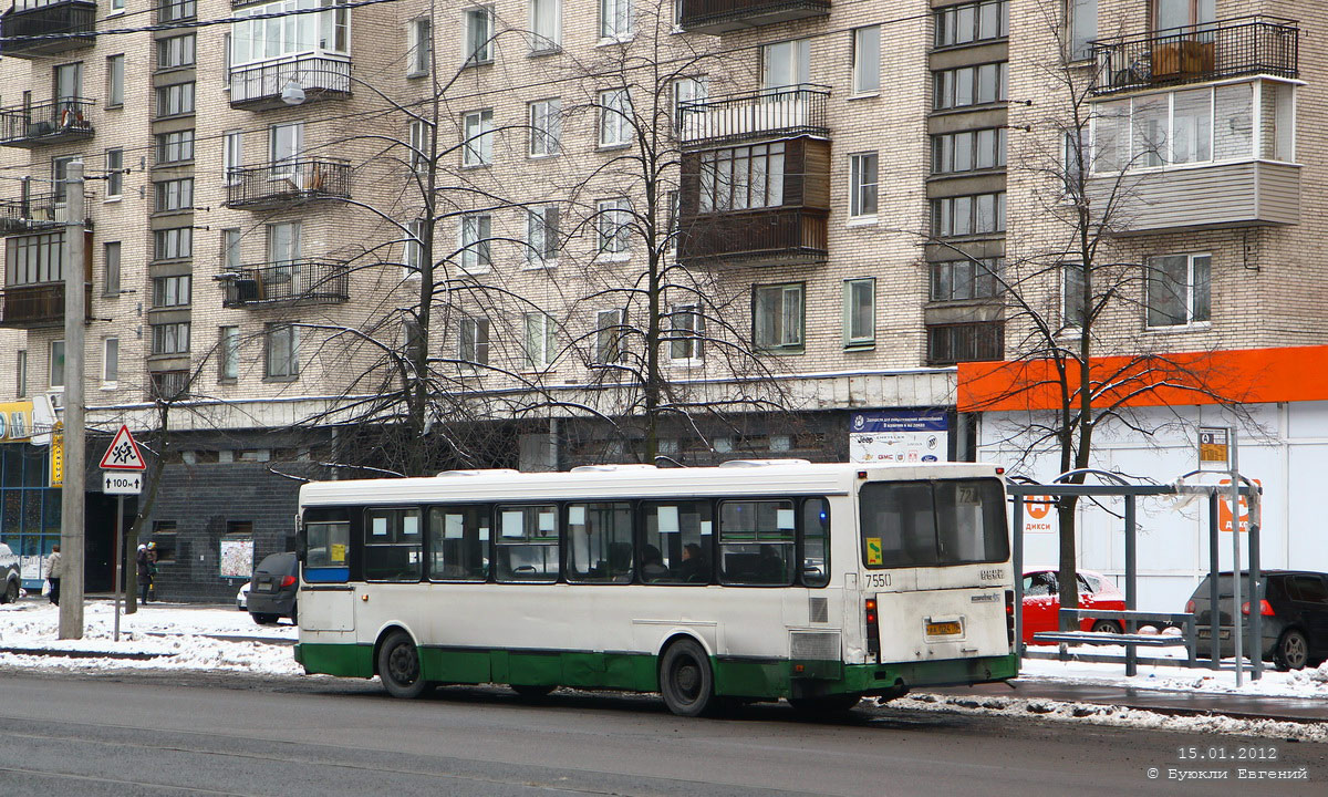 Санкт-Петербург, ЛиАЗ-5256.25 № 7550