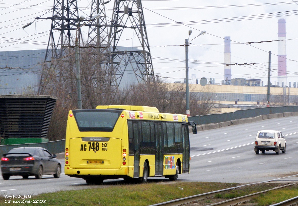 Нижегородская область, Scania OmniLink II (Скания-Питер) № АС 748 52