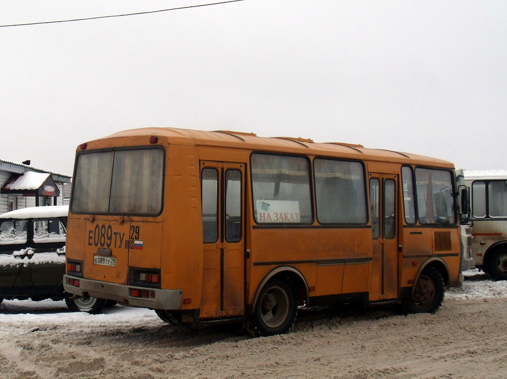 Архангельская область, ПАЗ-32051-110-60 № Е 089 ТУ 29
