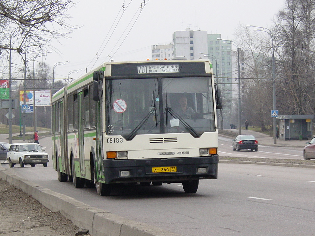 Moscow, Ikarus 435.17 # 09183