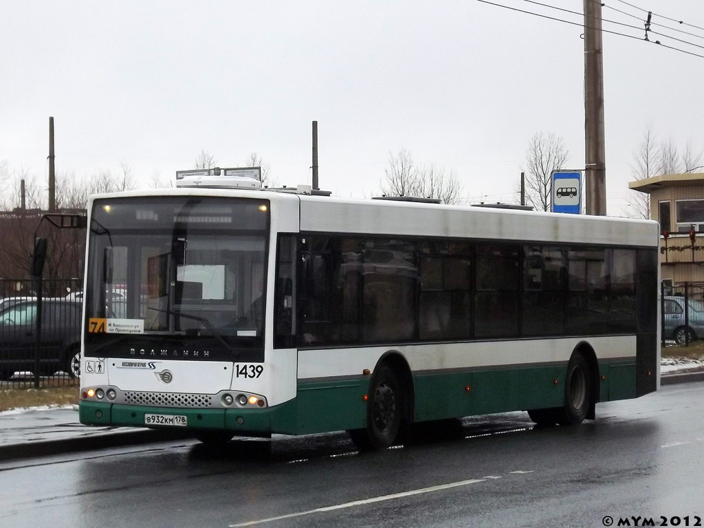 Санкт-Петербург, Волжанин-5270-20-06 "СитиРитм-12" № 1439