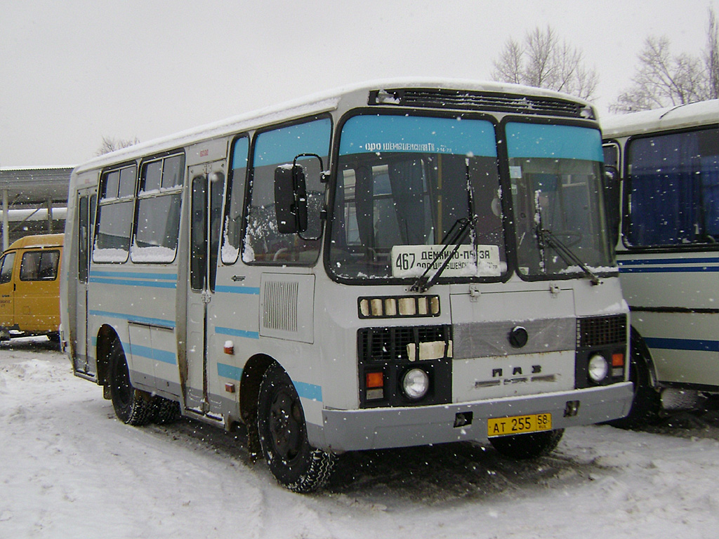 Пензенская область, ПАЗ-32054 № АТ 255 58