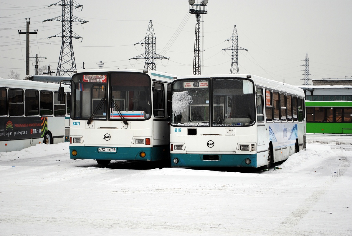 Нижегородская область, ЛиАЗ-5256.26 № 60117