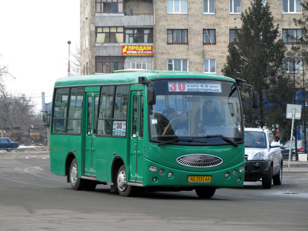 Днепропетровская область, YouYi ZGT6710D № AE 3333 AA