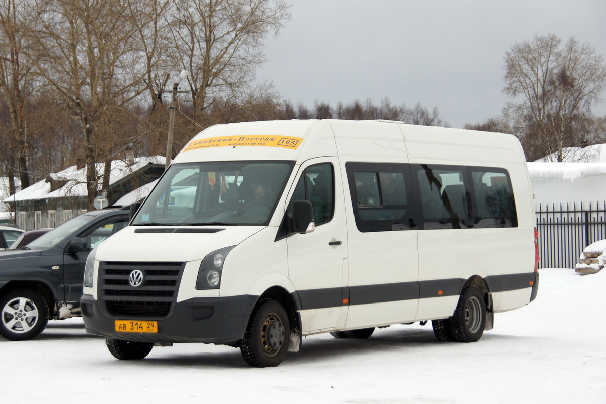 Архангельская область, Луидор-223300 (Volkswagen Crafter) № АВ 314 29 —  Фото — Автобусный транспорт