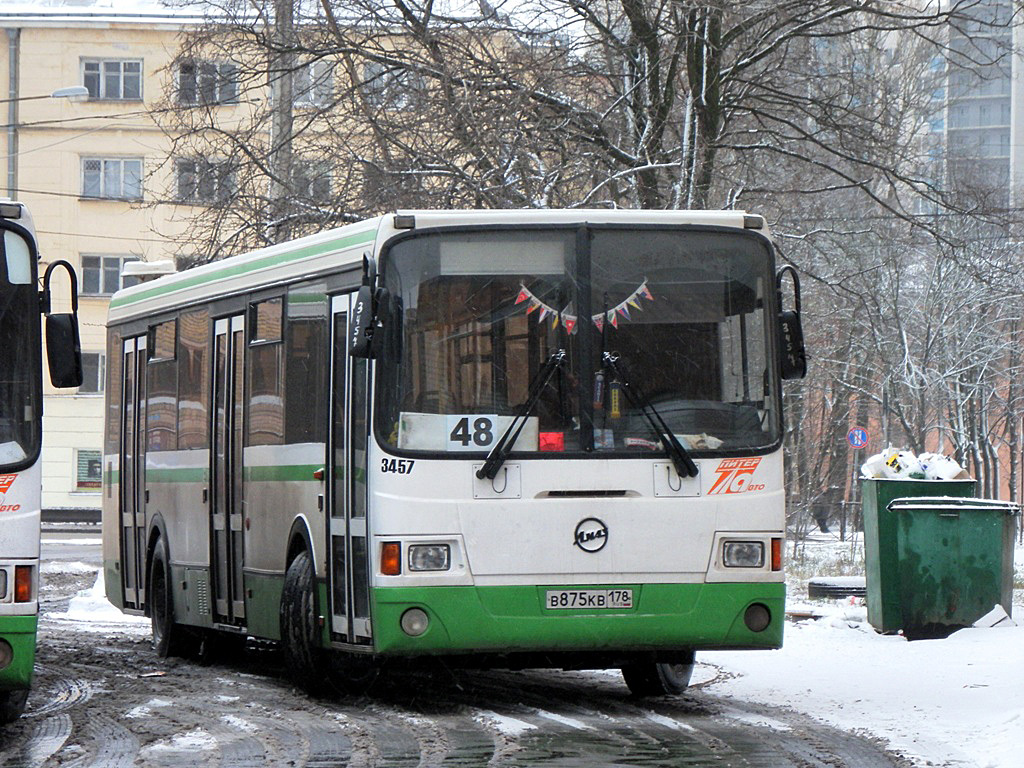 Санкт-Петербург, ЛиАЗ-5293.53 № 3457