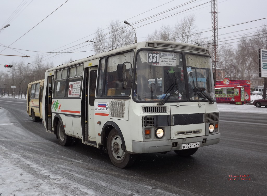 Курганская область, ПАЗ-32054 № В 597 ЕХ 45