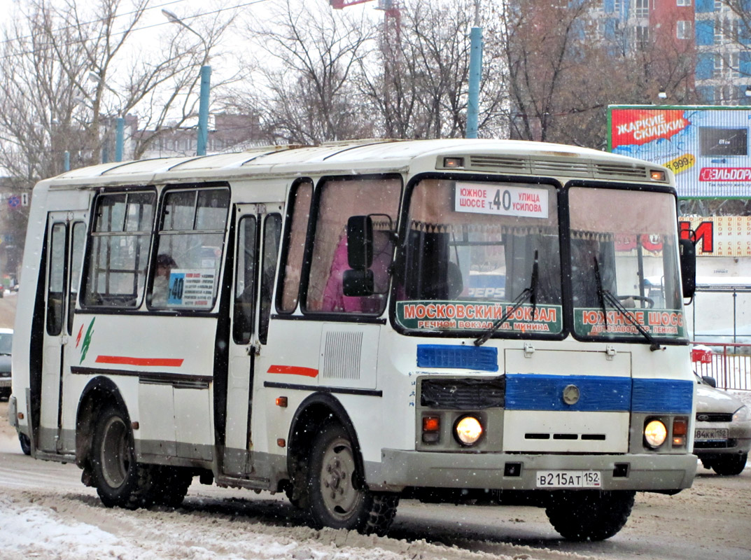 Нижегородская область, ПАЗ-32054 № В 215 АТ 152