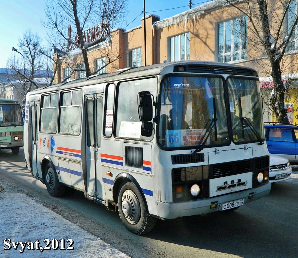 Irkutsk region, PAZ-32054-07 № О 008 ТУ 38 — Foto — Autobusa transports