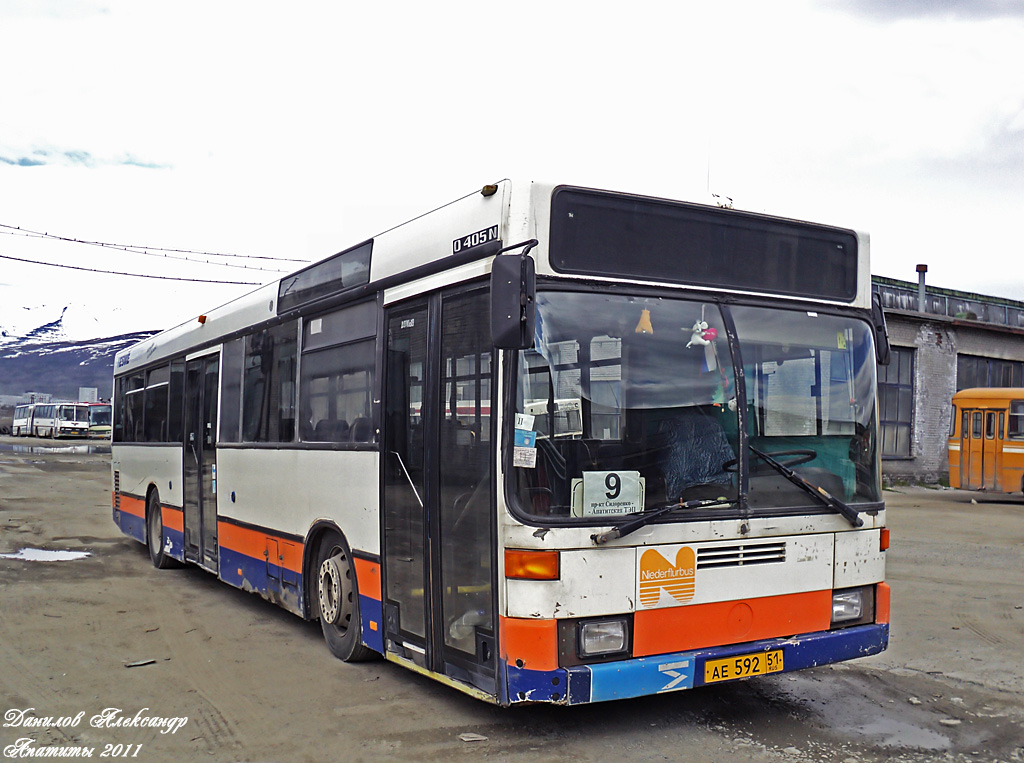 Мурманская вобласць, Mercedes-Benz O405N № АЕ 592 51