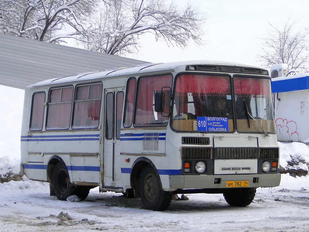 Волгоградская область, ПАЗ-3205-110 № АМ 782 34