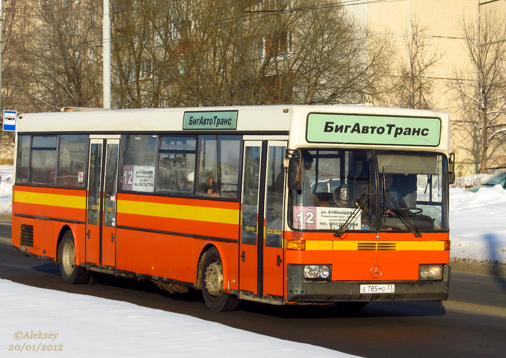 Владимирская область, Mercedes-Benz O405 № Е 785 МО 33