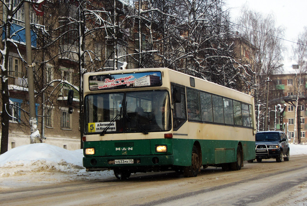 Владимирская область, MAN 791 SL202 № Н 633 МХ 33