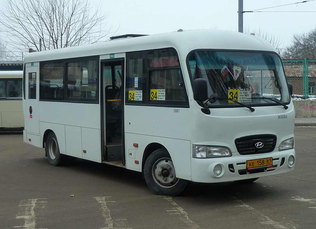 Ростовская область, Hyundai County LWB C09 (ТагАЗ) № КЕ 158 61