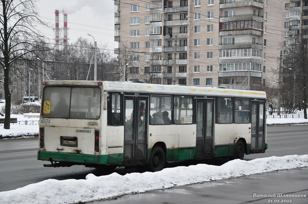 Санкт-Петербург, ЛиАЗ-5256.00 № 6874