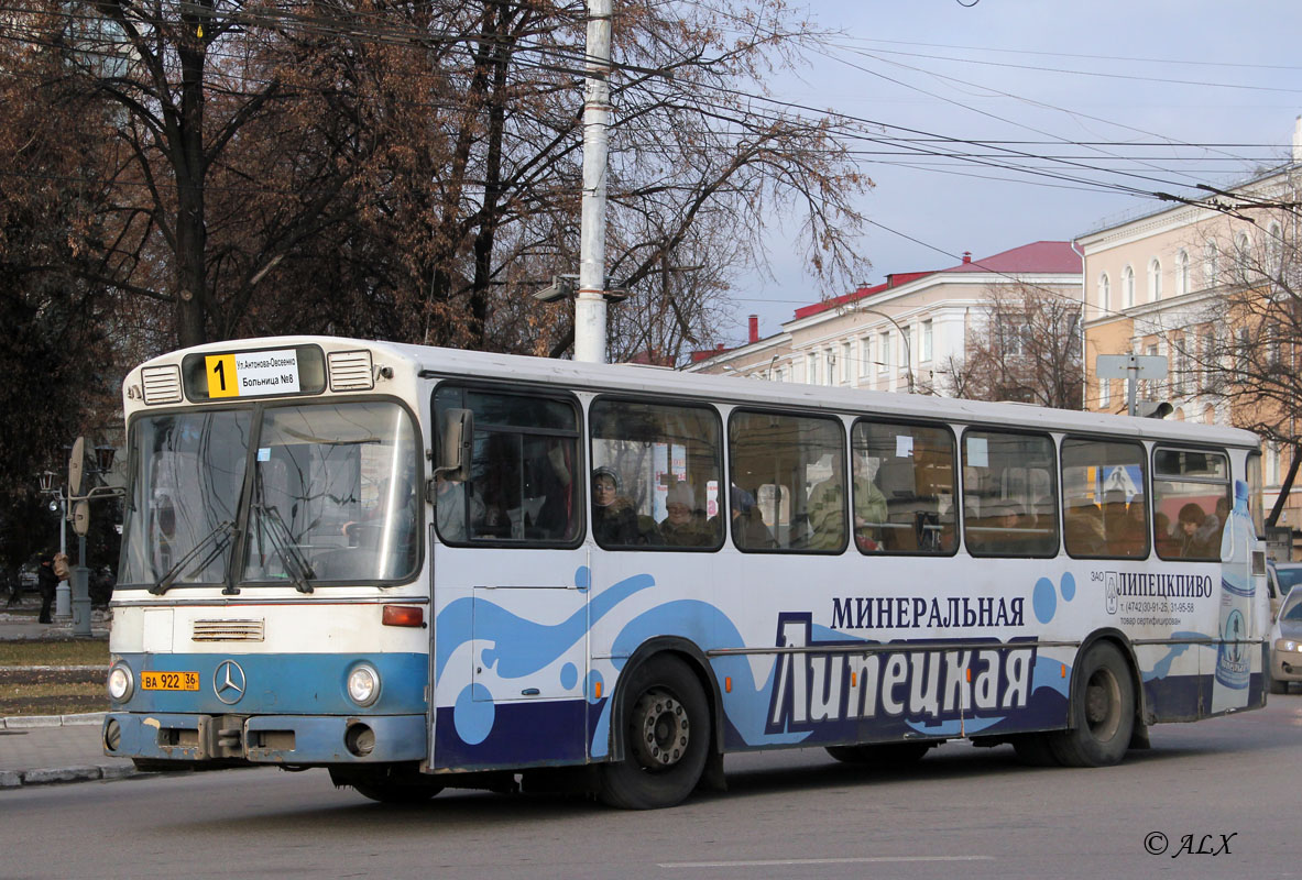 Воронежская область, Mercedes-Benz O305 № ВА 922 36