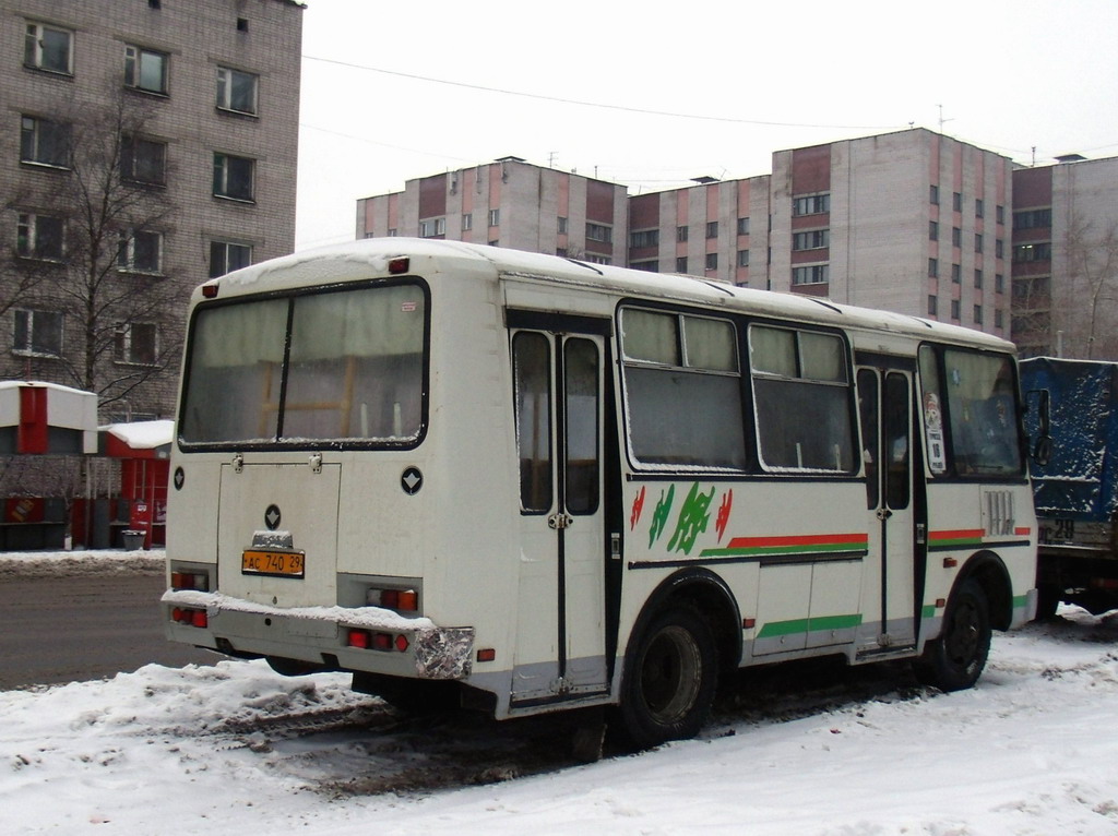 Архангельская область, ПАЗ-32054 № АС 740 29