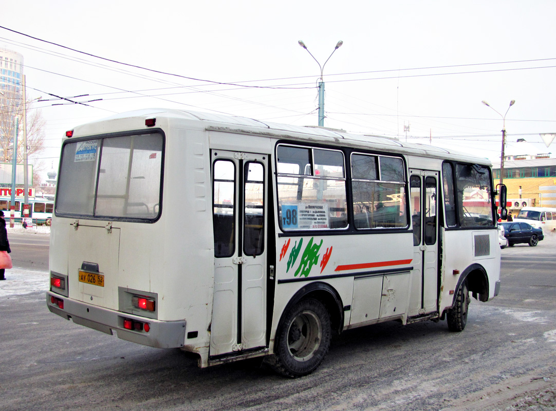 Нижегородская область, ПАЗ-32054 № АУ 026 52