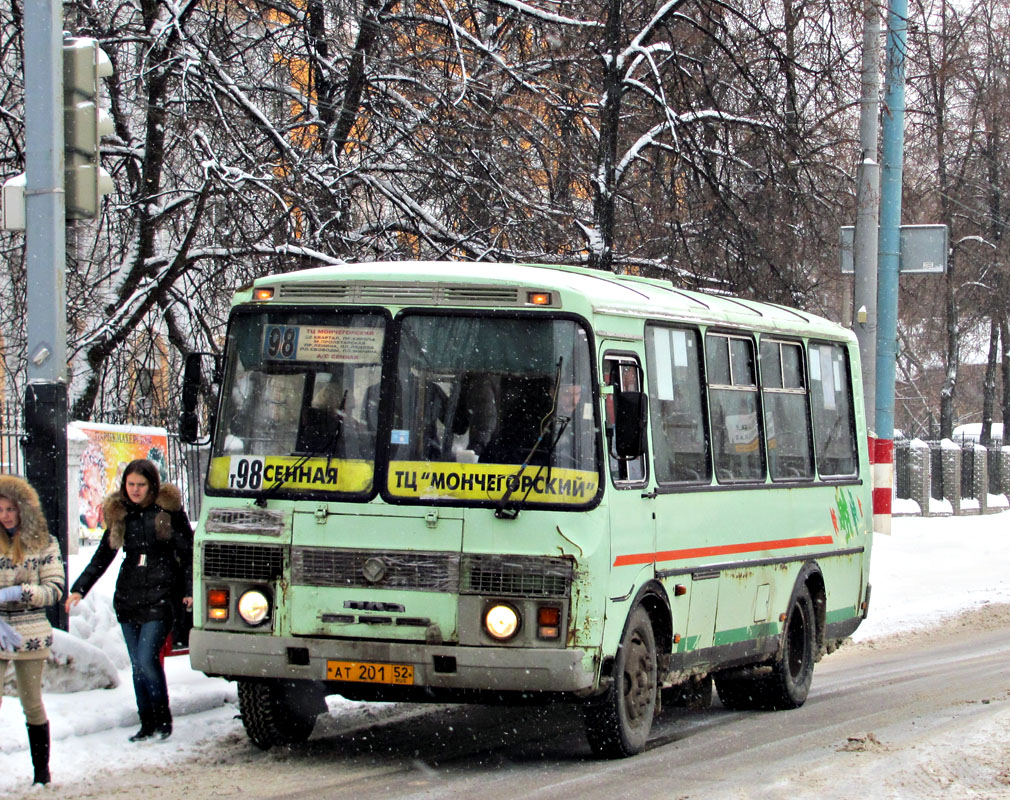 Нижегородская область, ПАЗ-32054-07 № АТ 201 52