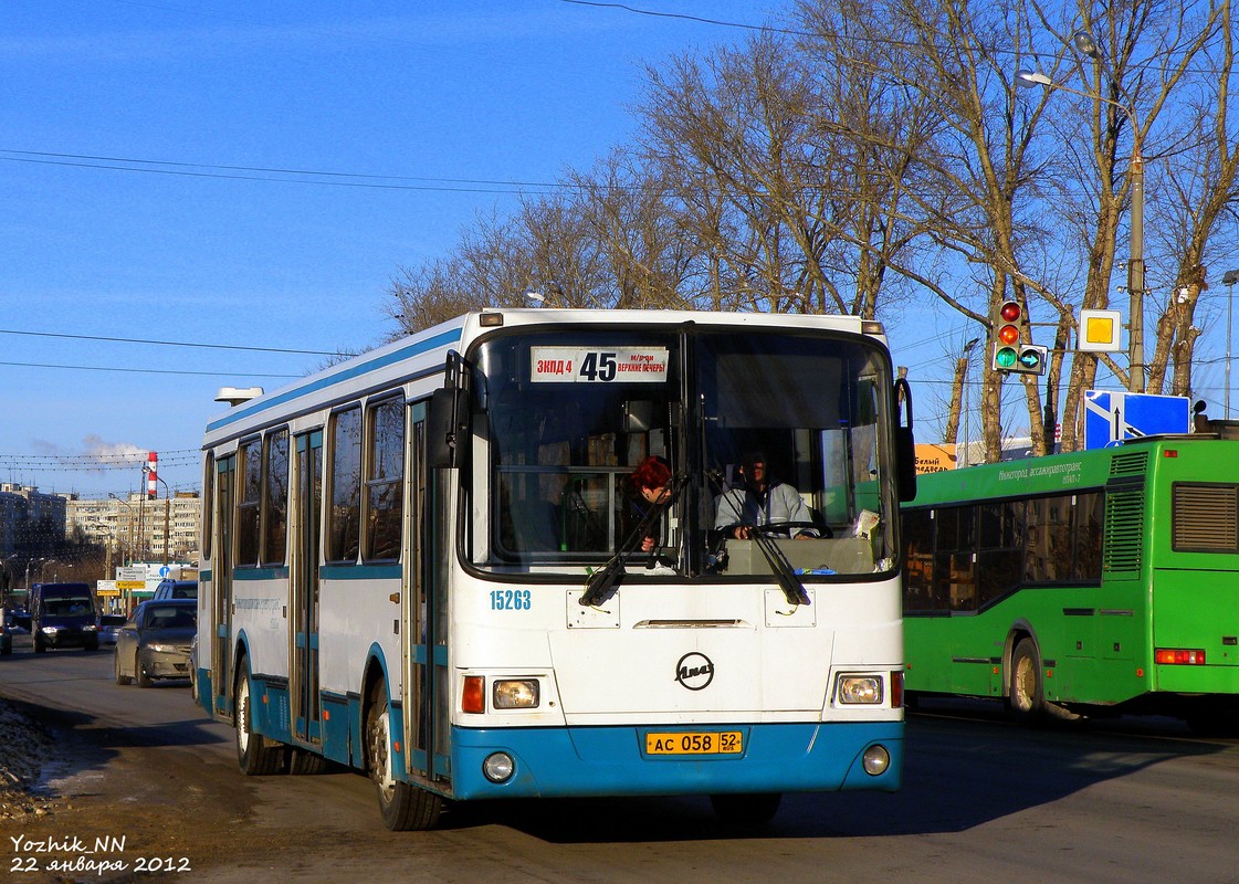 Нижегородская область, ЛиАЗ-5256.26 № 15263