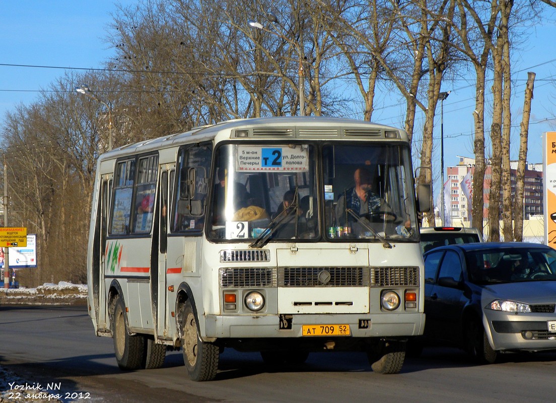 Нижегородская область, ПАЗ-32054 № АТ 709 52