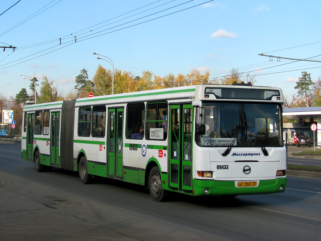 Москва, ЛиАЗ-6212.01 № 09433