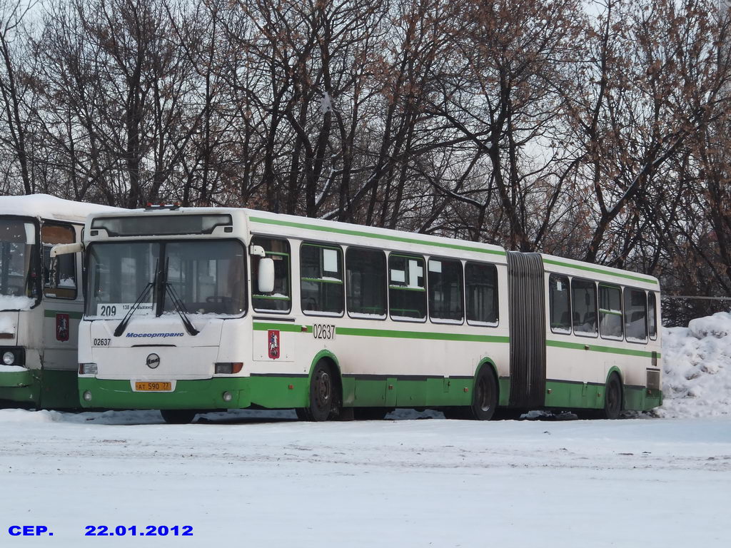 Москва, ЛиАЗ-6212.01 № 02637