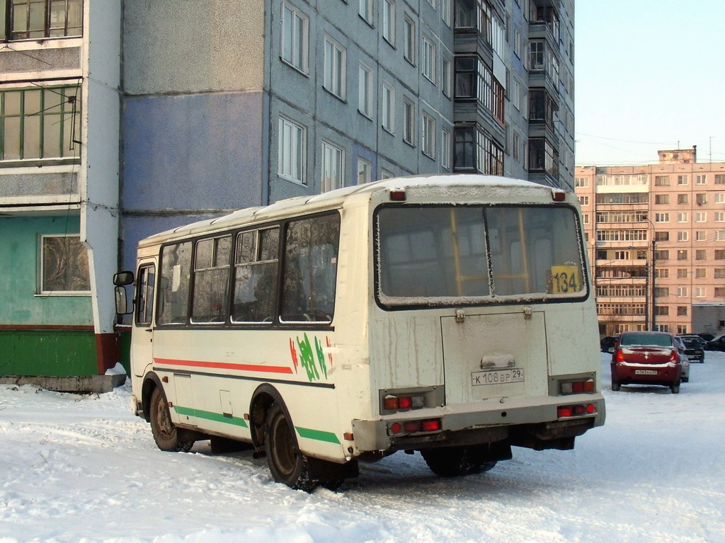 Архангельська область, ПАЗ-32054 № К 108 ВР 29