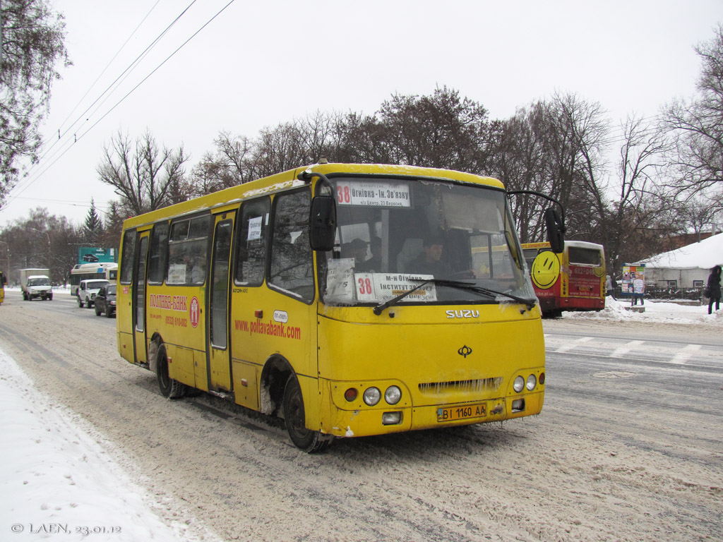 Полтавская область, Богдан А09202 (ЛуАЗ) № BI 1160 AA