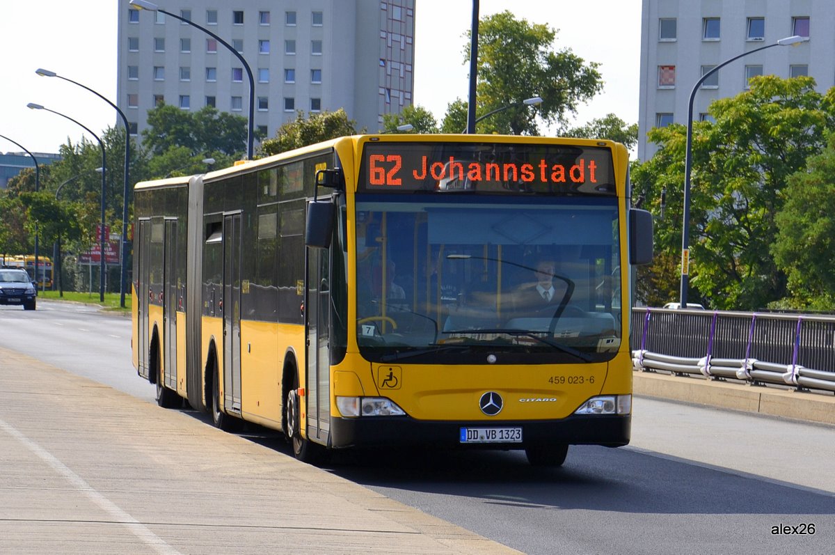 Саксония, Mercedes-Benz O530G Citaro facelift G № 459 023-6