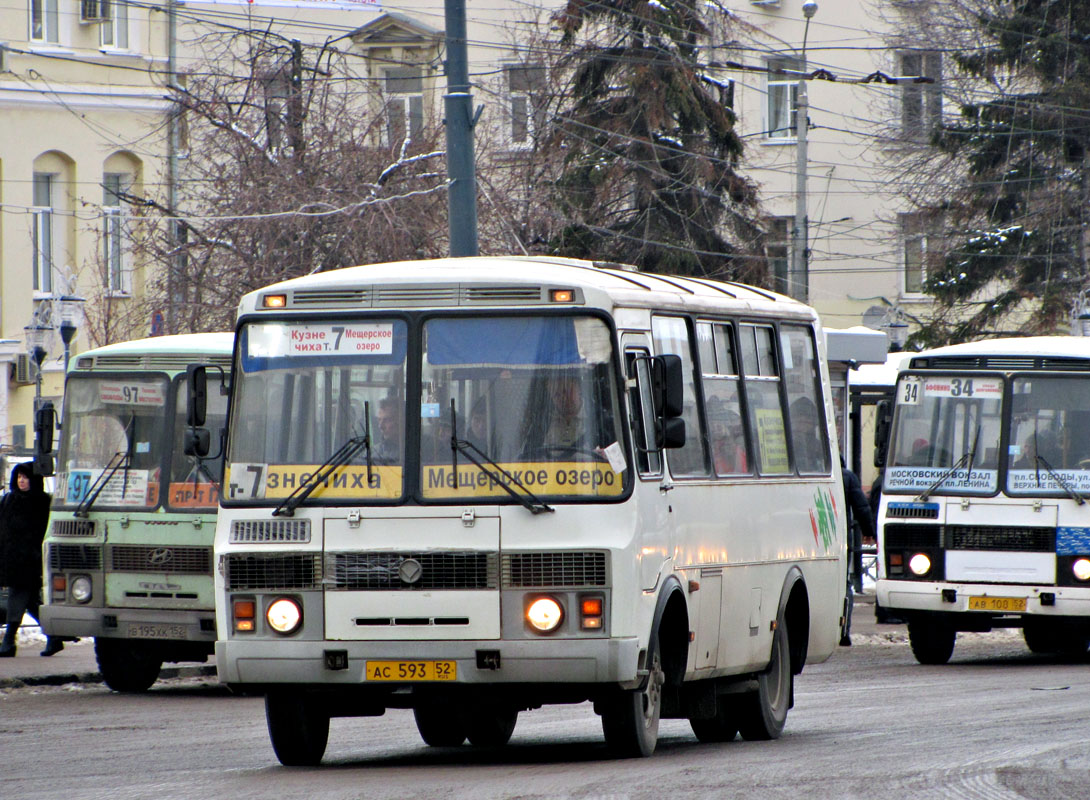 Нижегородская область, ПАЗ-32054 № АС 593 52