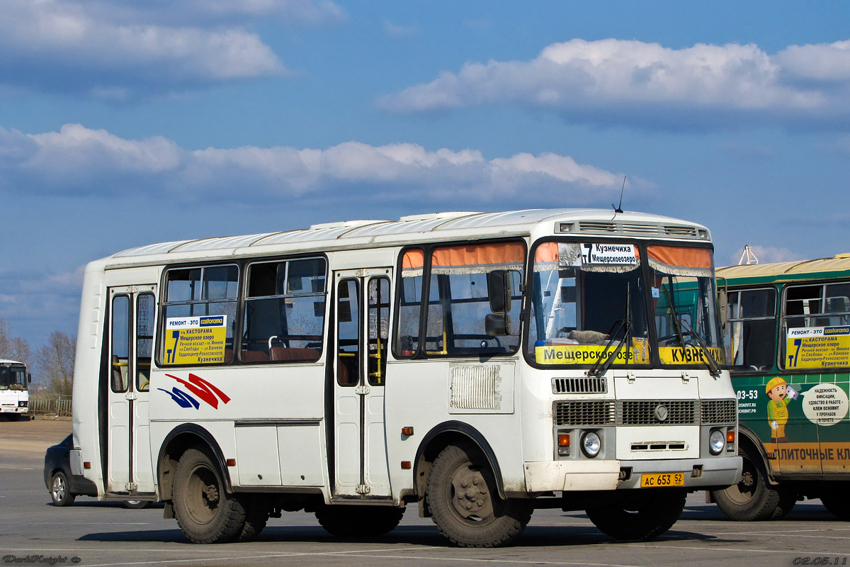 Нижегородская область, ПАЗ-32054 № АС 653 52