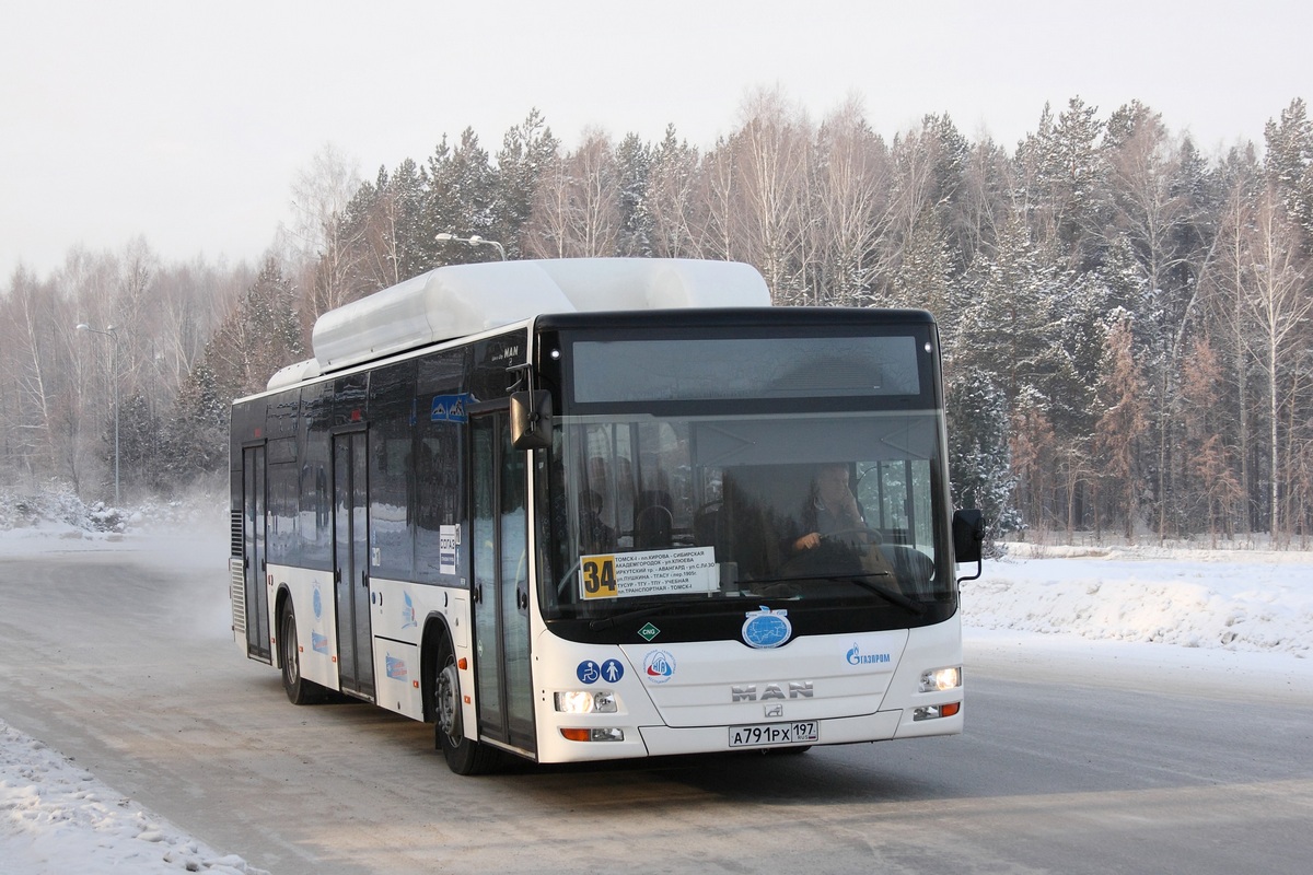 Томская область, MAN A21 Lion's City NL313 CNG № А 791 РХ 197